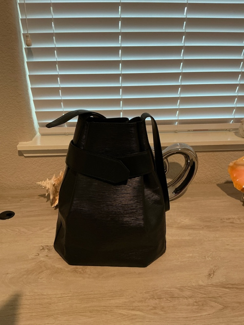 Louis Vuitton Black Epi Leather Crossbody Messenger